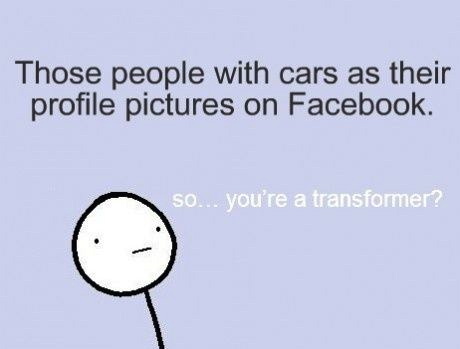 car pictures on facebook, transformer