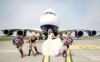 wedding, marriage picture, pulling a plane, wtf, dress