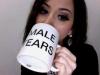 male tear, mug, girl