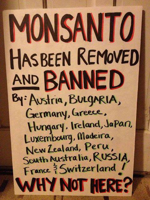 monsanto, banned, countries, political statement