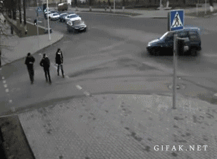 gif, accident, crash, close call, omg