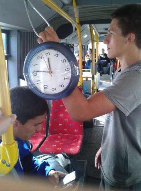 clock, wrist, wtf, public transportation