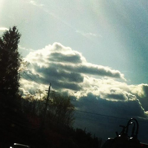 cloud, middle finger, lol