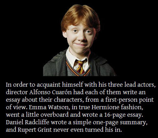 ron weasly, actors, harry potter, story
