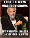 meme, most interesting man, tv shows, all seasons