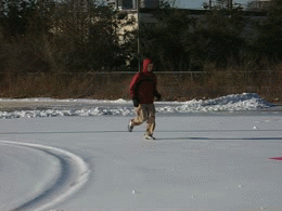 winter, slide, deal with it, gif