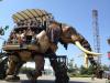 mechanical elephant, vehicle, wtf, robot