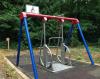 a swing set for wheelchair bound handicap children