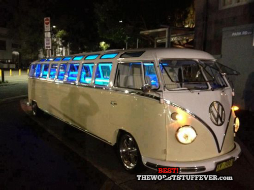 best party bus ever, vw limousine van