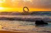 surfing, stop motion, circle, sunset, ocean, cool, scenery