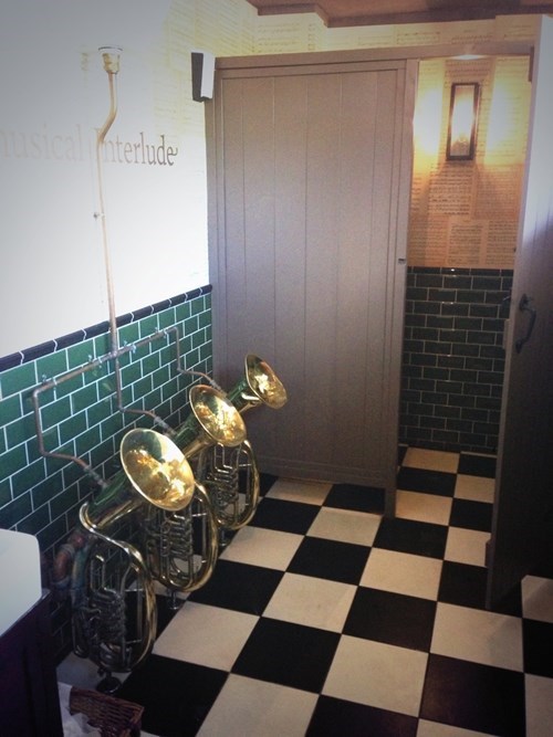 urinal, trumpet, instrument, musical, wtf, interlude