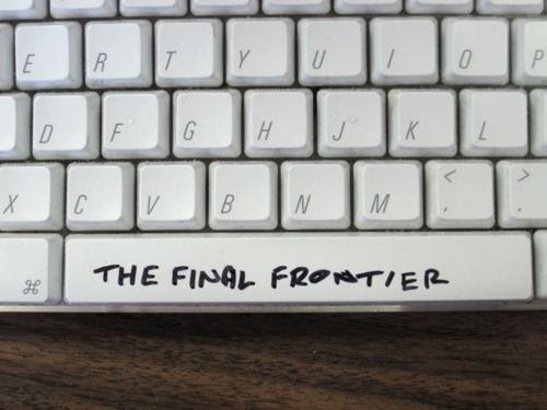 space bar, keyboard, the final frontier