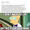 professor farnsworth, meme, i don't want to live on this planet anymore, facebook fail, stupid, evolution, evolved from apes