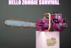 hello kitty themed chainsaw, meme, hello zombie survival