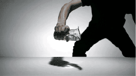 water, slow motion, gif, cool, physics, black and white