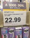 a good deal for school, kept early pregnancy test, go back happy, lol, sign fail