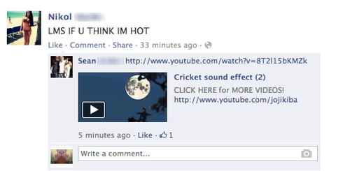 facebook, like if hot, crickets, lol, burn