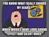 complaint, grind my gears, family guy, peter griffin, movies have loud sound effects and silent voices