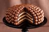 chocolate cake, multiple layers, food, mmm