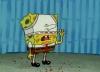 spongebob squarepants, underwear on head, nose, suggestive, wtf