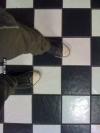 perspective, shoes, tiles, invisible illusion