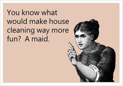 ecard, house cleaning more fun, maid