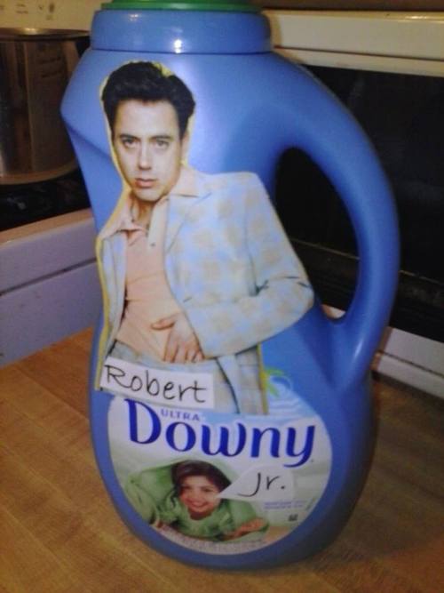 robert downy junior, hacked irl, laundry detergent, actor
