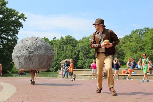 indiana jones, rock, costume, lol