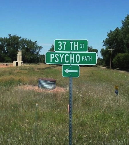 psycho path, street sign, wtf, lol