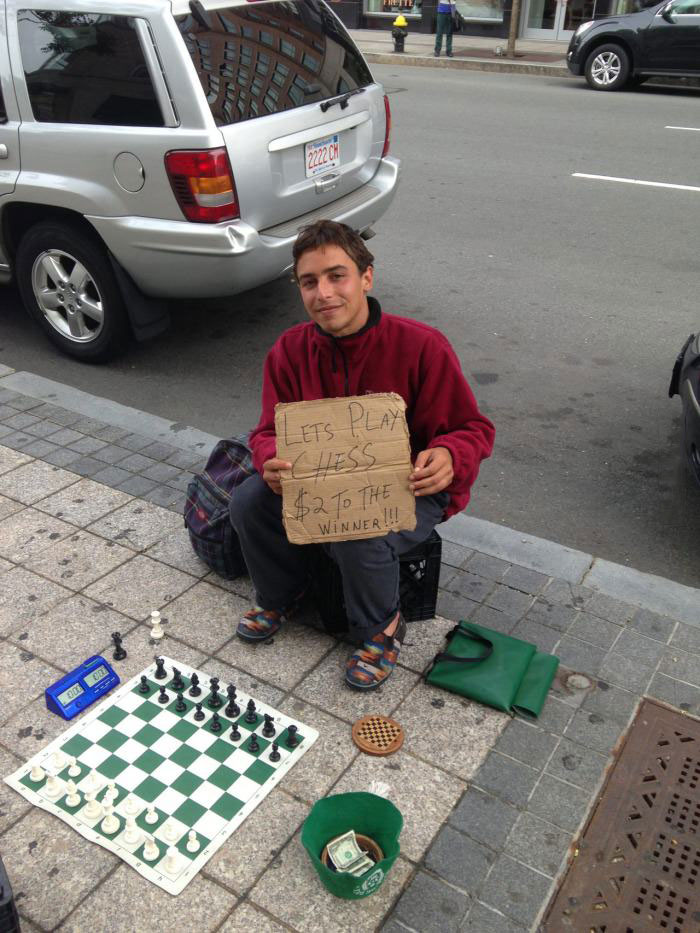 chess, homeless, unexpected, bet, game