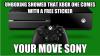xbox one, unboxing, free sticker, your move sony, meme