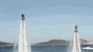 gif, wtf, dolphin diving, water jet pack, scuba