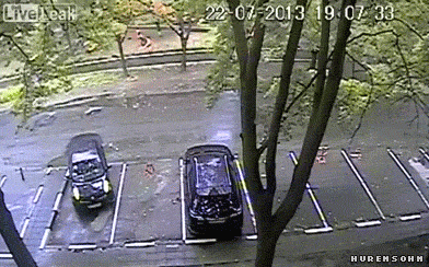 gif, car, crash, lol, fail