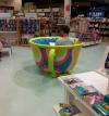 store, giant tea cup, reading, wtf