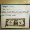 history, buck, dollar bill, michigan, deer skin