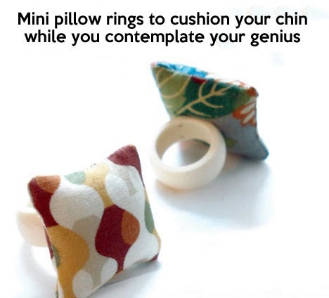 mini pillow ring, product, win