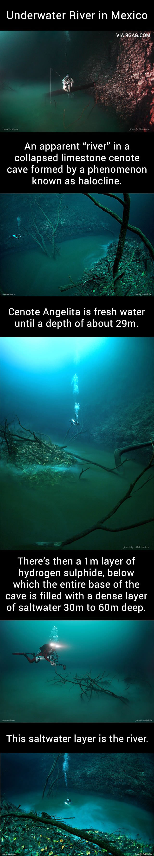 underwater river, nature