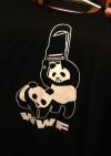 tshirt win, wwf, pandas, chair, wrestling