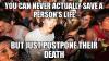 sudden clarity clarence, save a life, postpone death, meme