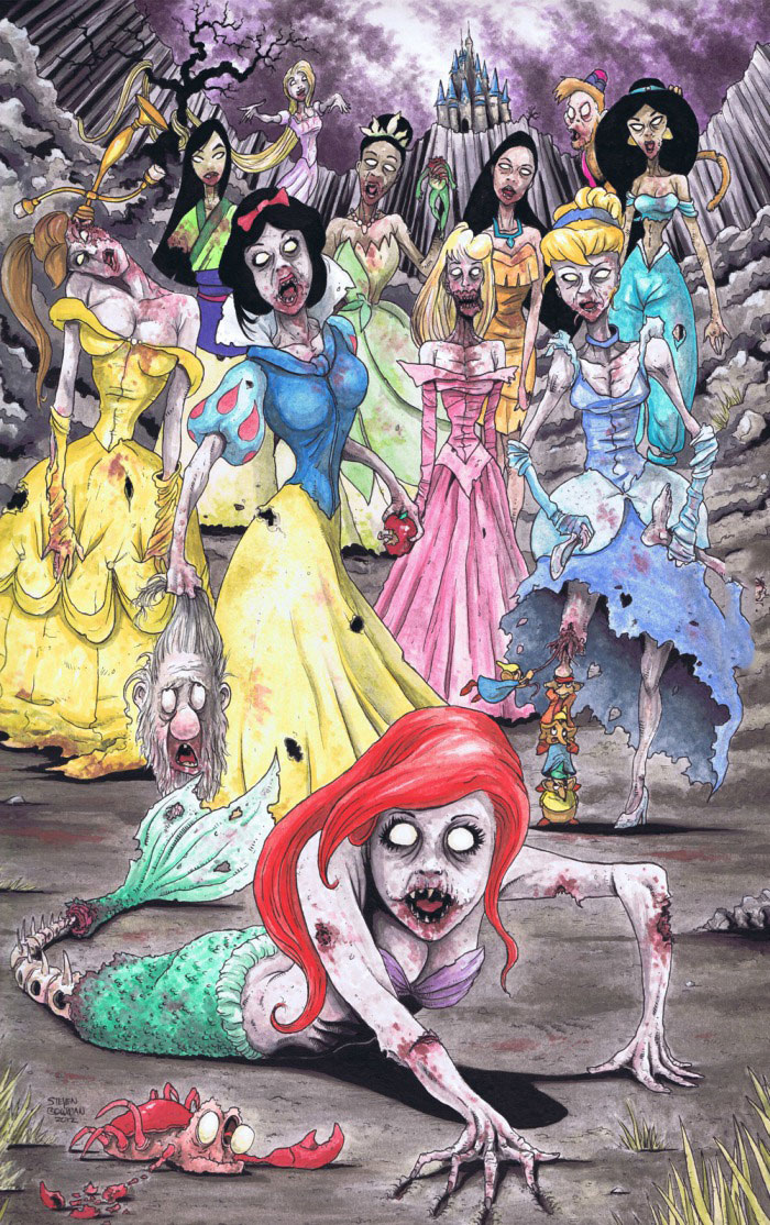 disney princess zombies, Happily Ever Afterlife