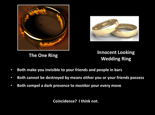 lotr, wedding ring, comparison, lol