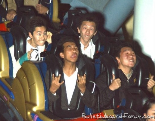 asians, roller coaster ride, faces, lol