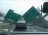 road block, accident, highway signs, wtf