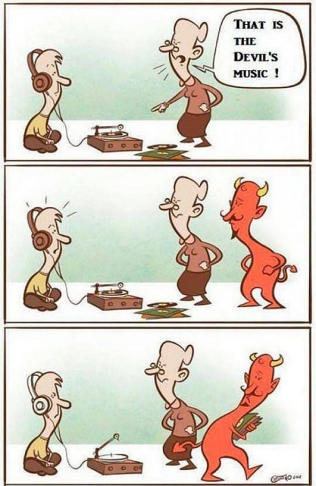 comic, the devil's music