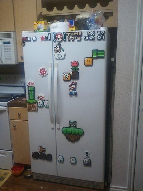 refrigerator magnets, nintendo, super mario world