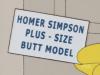 homer simpson, card, plus size butt model, wtf, the simpsons