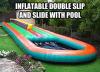 inflatable double slip and slide pool, product, win