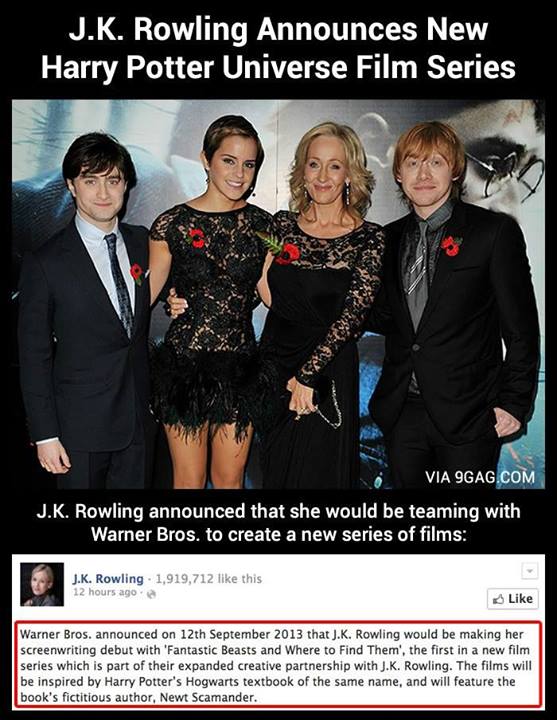 harry potter universe, movies, j.k. rowling