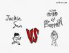 jackie san vs. the eye of sauron, gif, bloopers, animated