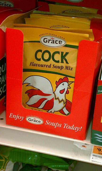 worst soup mix ever, cock flavoured soup mix